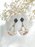 Boucles éventail fleuri