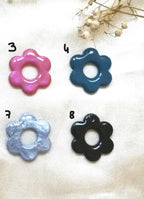 Flower tassel earrings