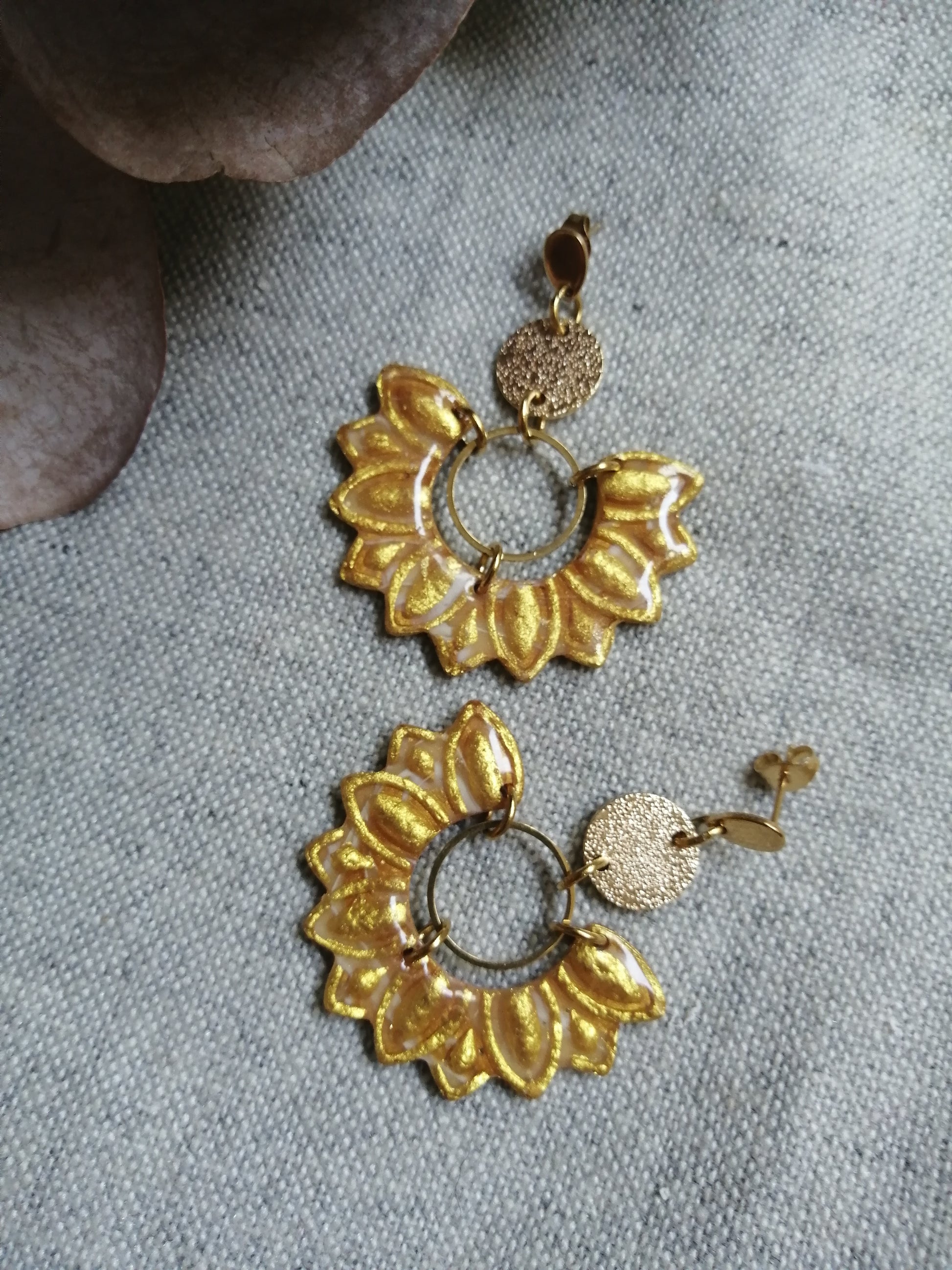 Boucles soleil doré